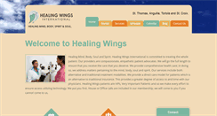 Desktop Screenshot of healingwingsinternational.com